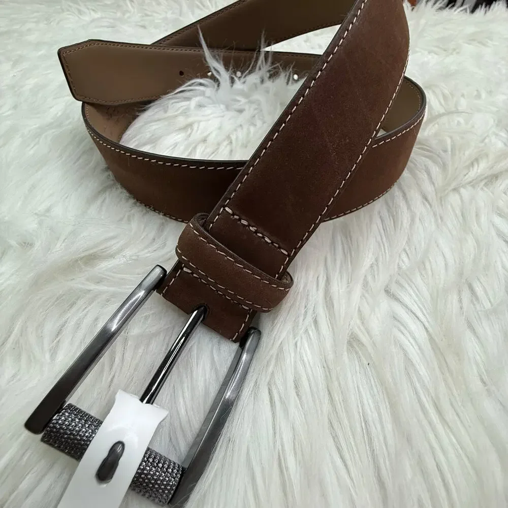 Robert Graham Men's Ripaso Belt Tan Size 36 NWT Modern Classic Quiet Luxury